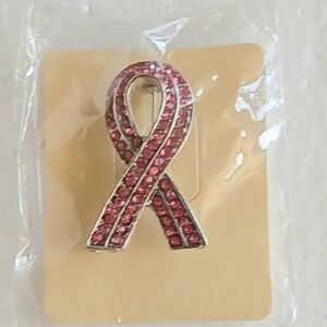 Breast Cancer Awareness Brooch